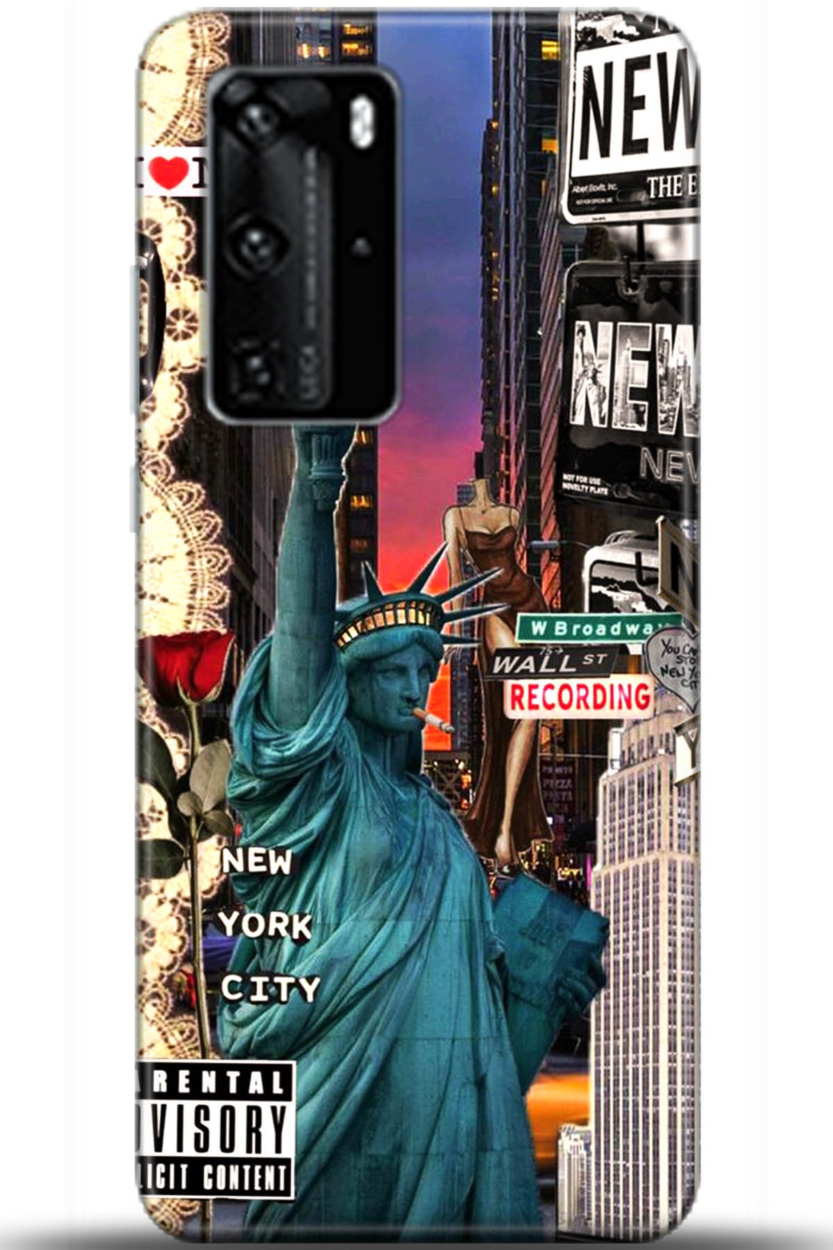 Huawei P40 Pro Uyumlu Kılıf HD Baskılı Kılıf - Followed Institution 5618