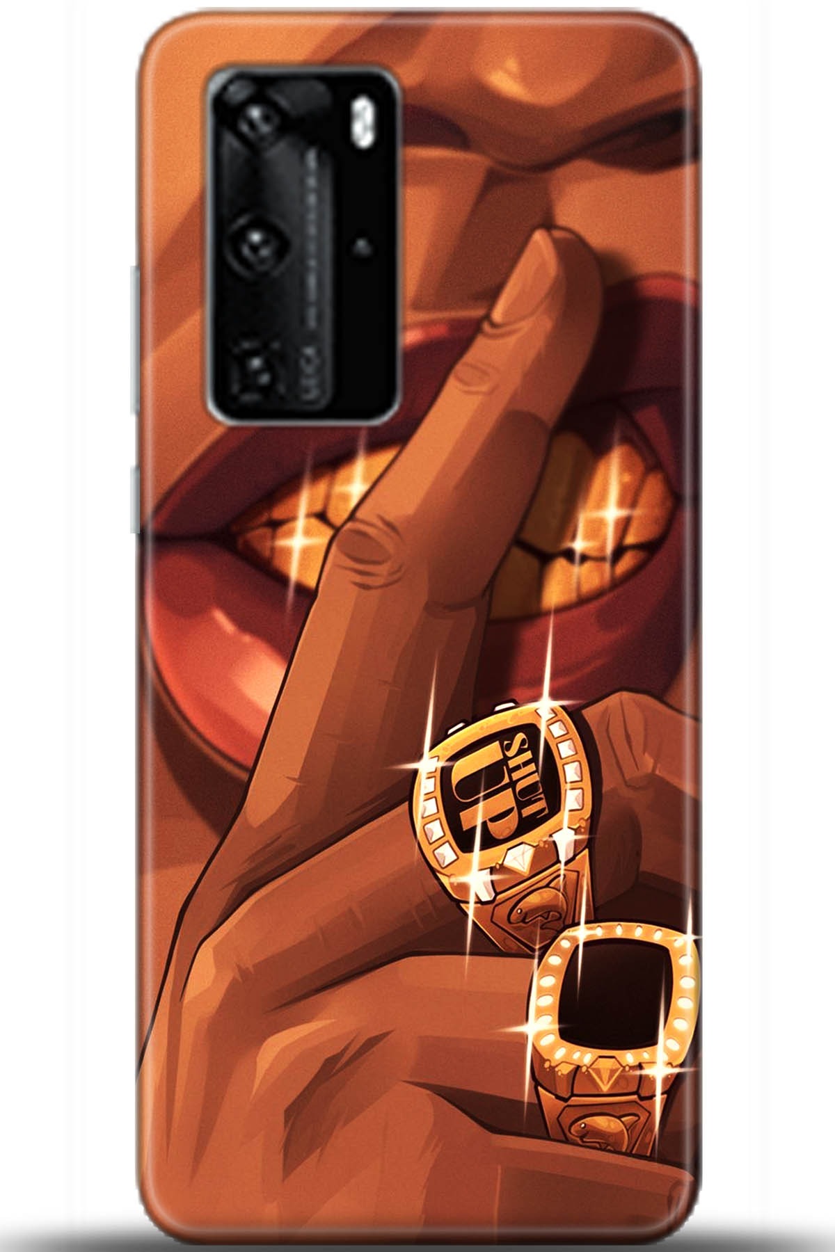 Huawei P40 Pro Uyumlu Kılıf HD Baskılı Kılıf - Followed Institution 5631