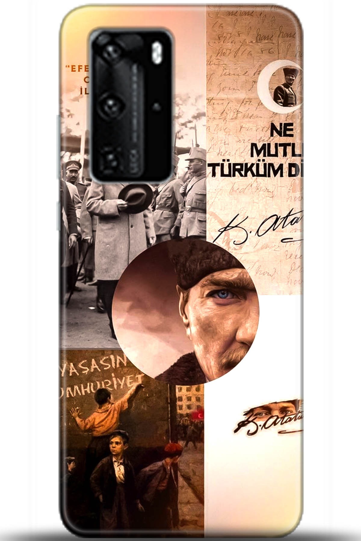 Huawei P40 Pro Uyumlu Kılıf HD Baskılı Kılıf - Followed Institution 5675