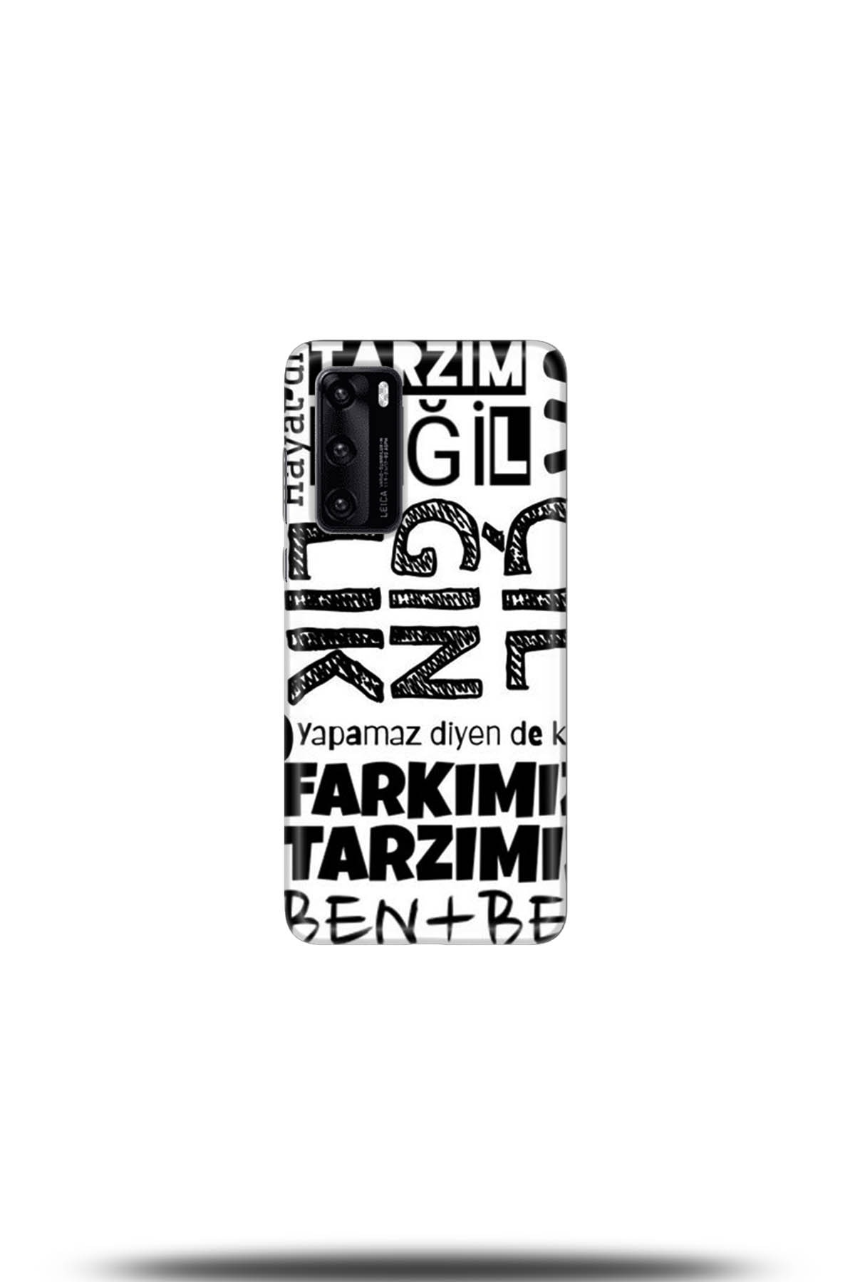 Huawei P40 Uyumlu Kılıf HD Baskılı Kılıf - Followed Institution 5281