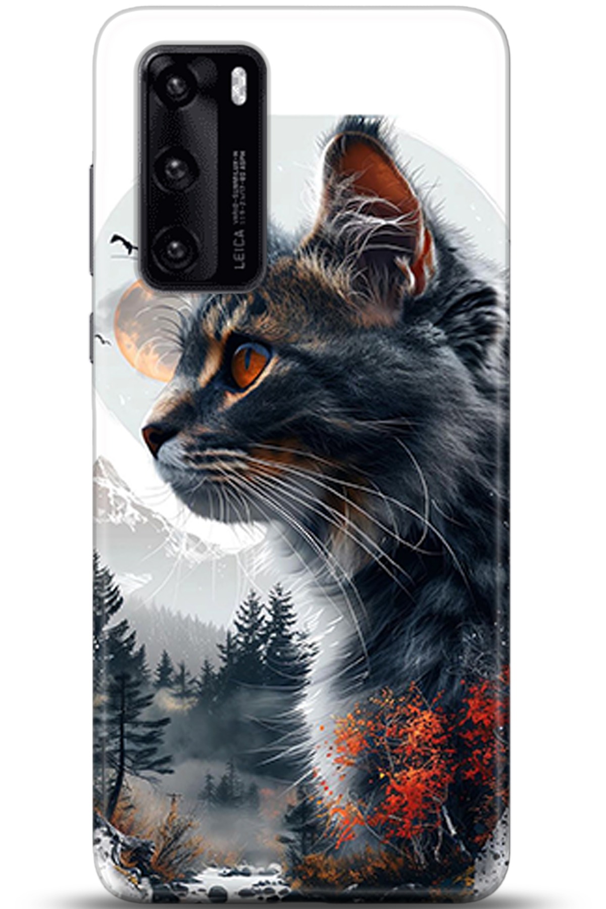 Huawei P40 Uyumlu Kılıf HD Baskılı Kılıf - Followed Institution 5319