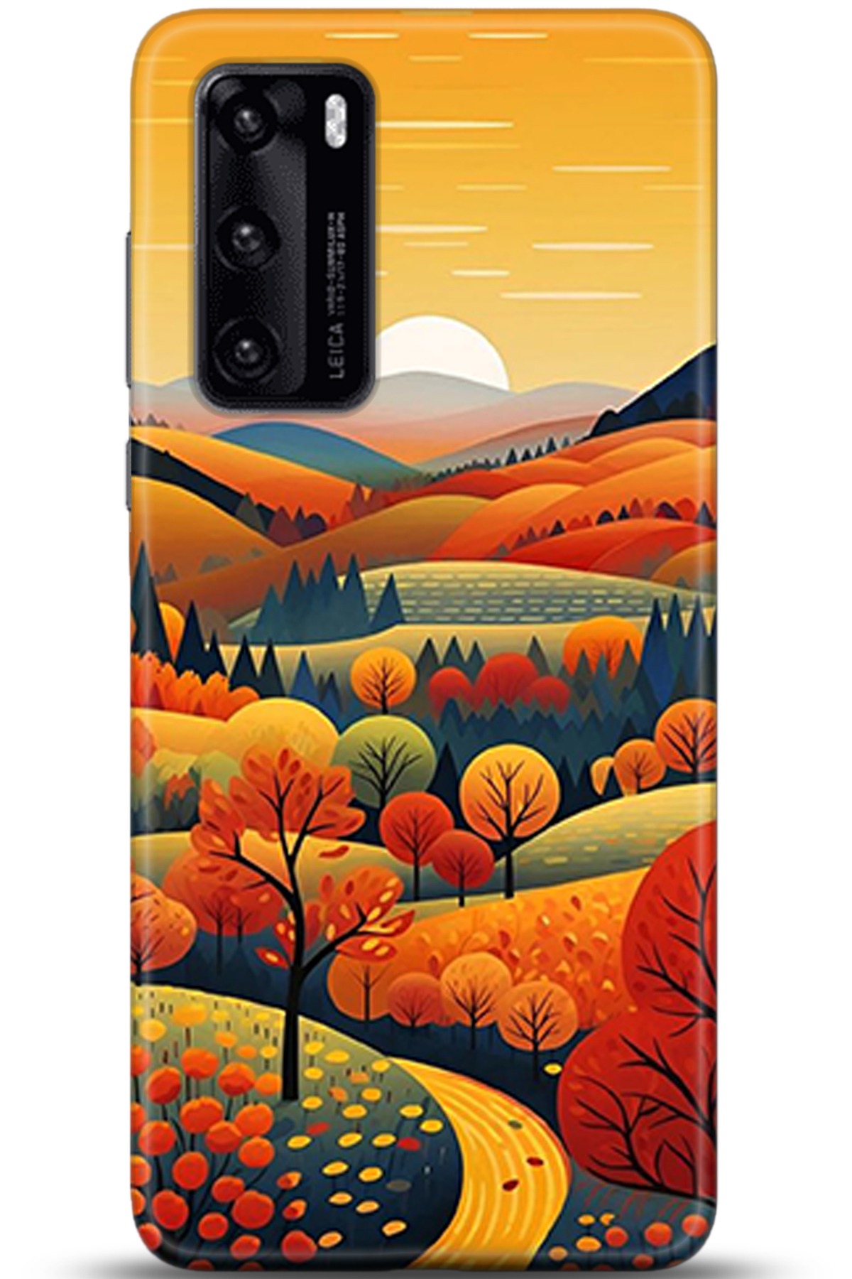 Huawei P40 Uyumlu Kılıf HD Baskılı Kılıf - Followed Institution 5356