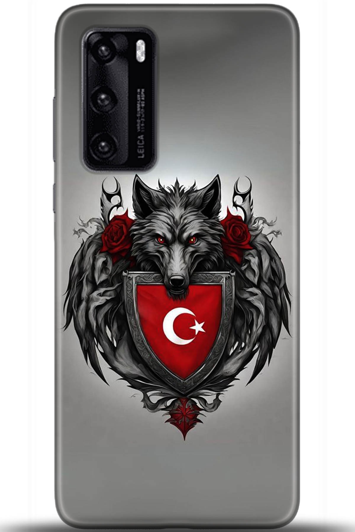 Huawei P40 Uyumlu Kılıf HD Baskılı Kılıf - Followed Institution 5374