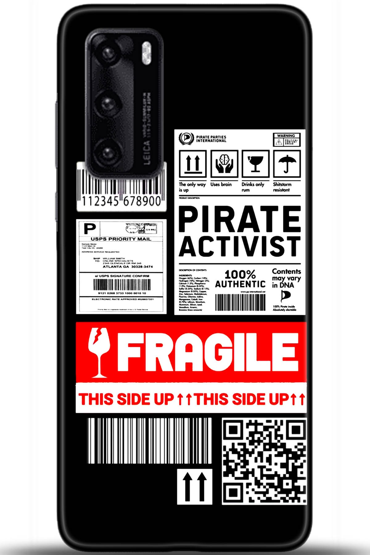 Huawei P40 Uyumlu Kılıf HD Baskılı Kılıf - Followed Institution 5447