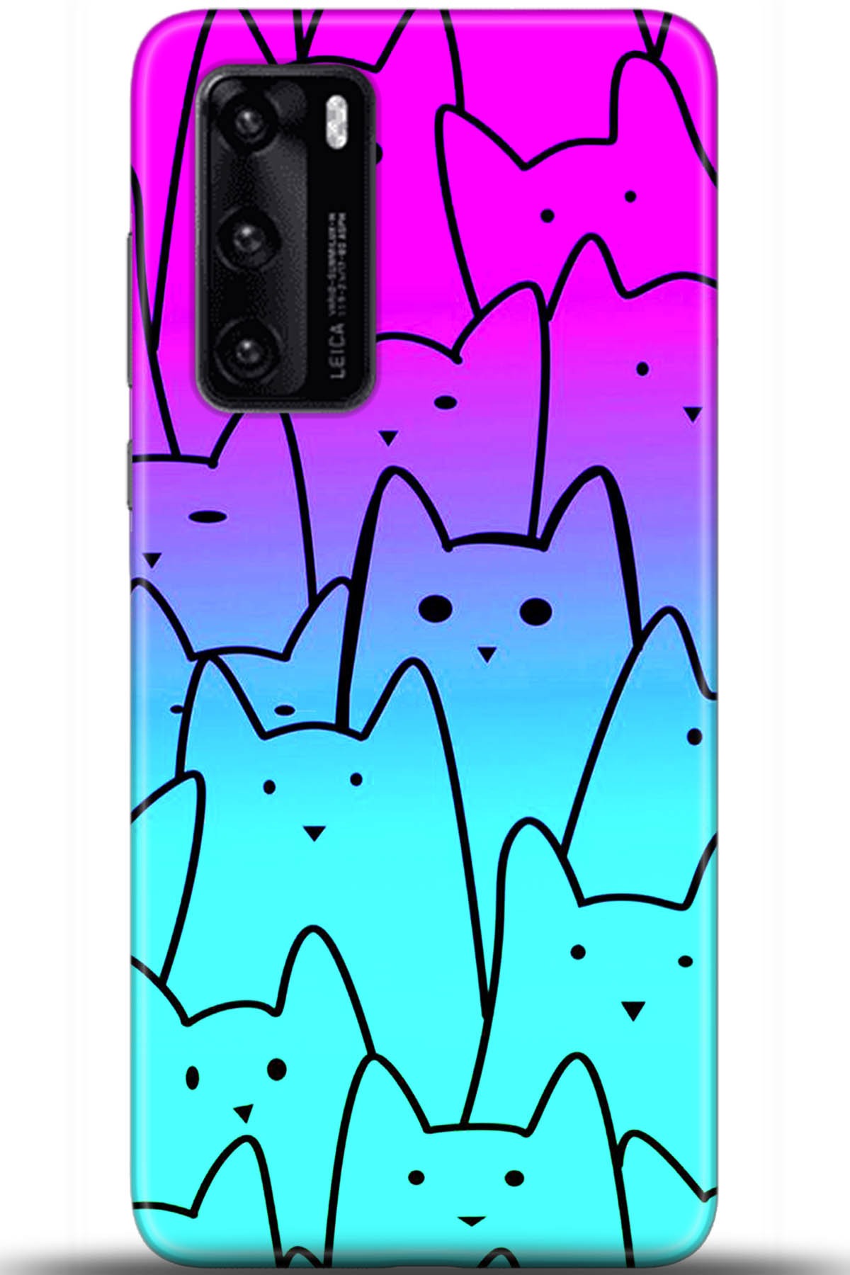 Huawei P40 Uyumlu Kılıf HD Baskılı Kılıf - Followed Institution 5511