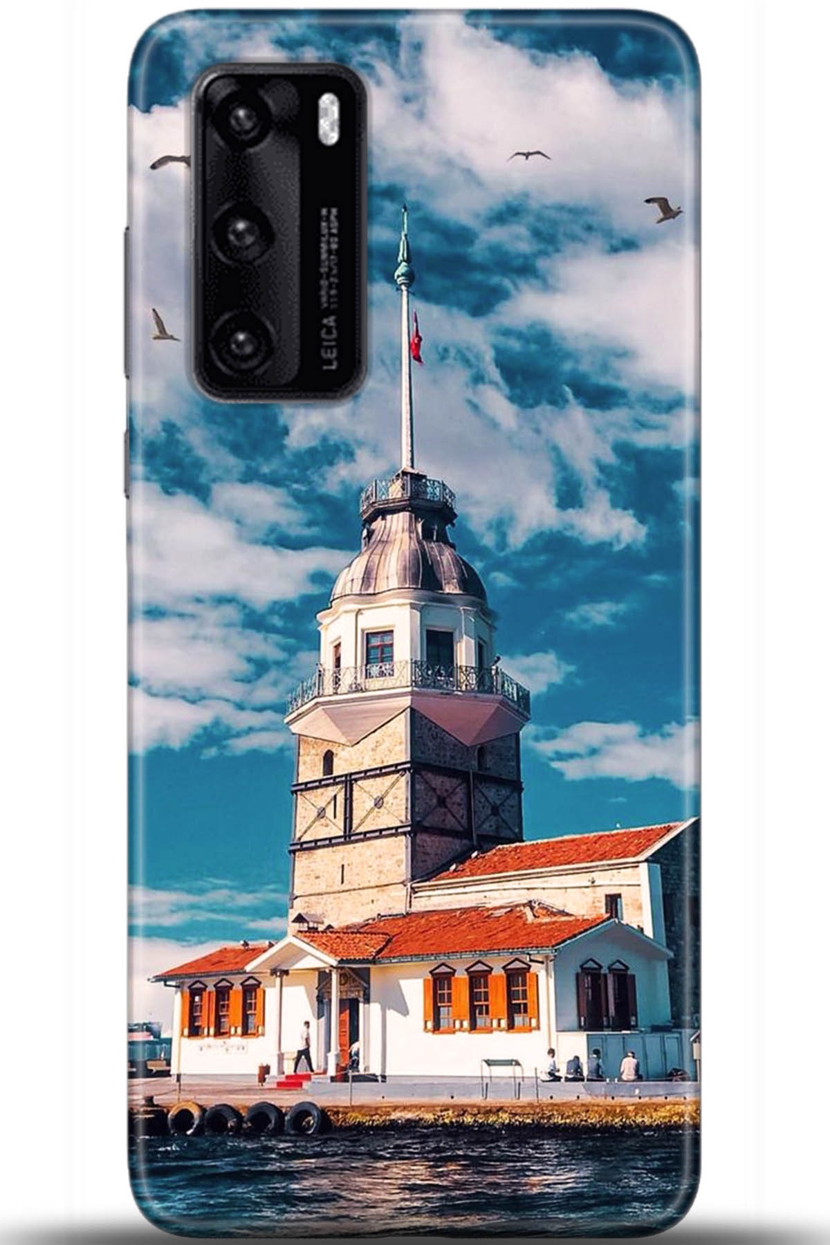 Huawei P40 Uyumlu Kılıf HD Baskılı Kılıf - Followed Institution 5547