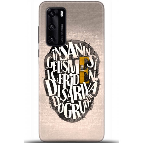 Uyumlu Kılıf HD Baskılı Kılıf - Followed Institution 5587