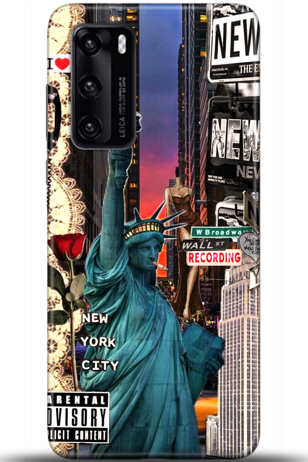 Huawei P40 Uyumlu Kılıf HD Baskılı Kılıf - Followed Institution 5618