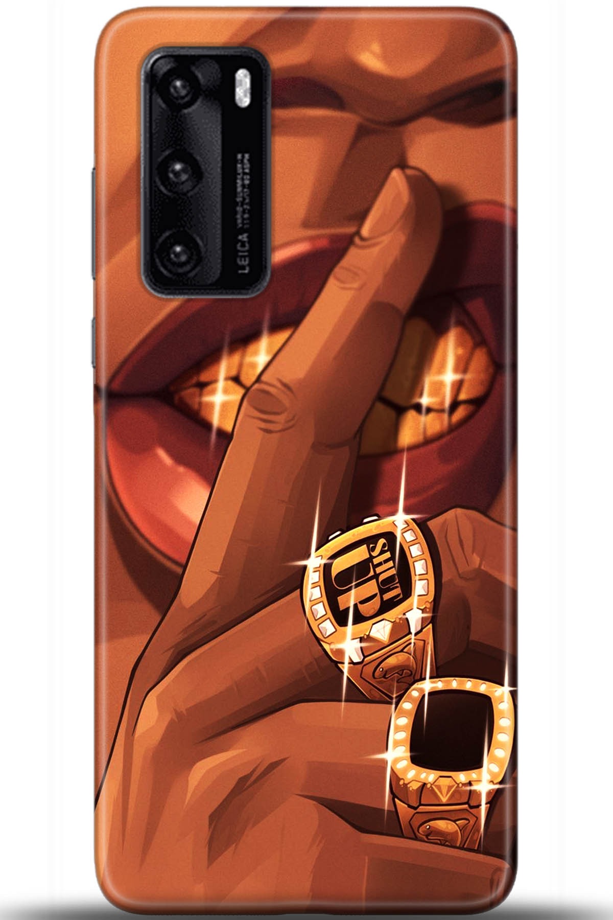 Huawei P40 Uyumlu Kılıf HD Baskılı Kılıf - Followed Institution 5631