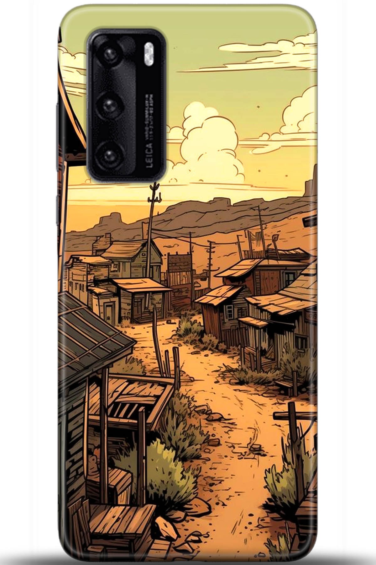 Huawei P40 Uyumlu Kılıf HD Baskılı Kılıf - Followed Institution 5676