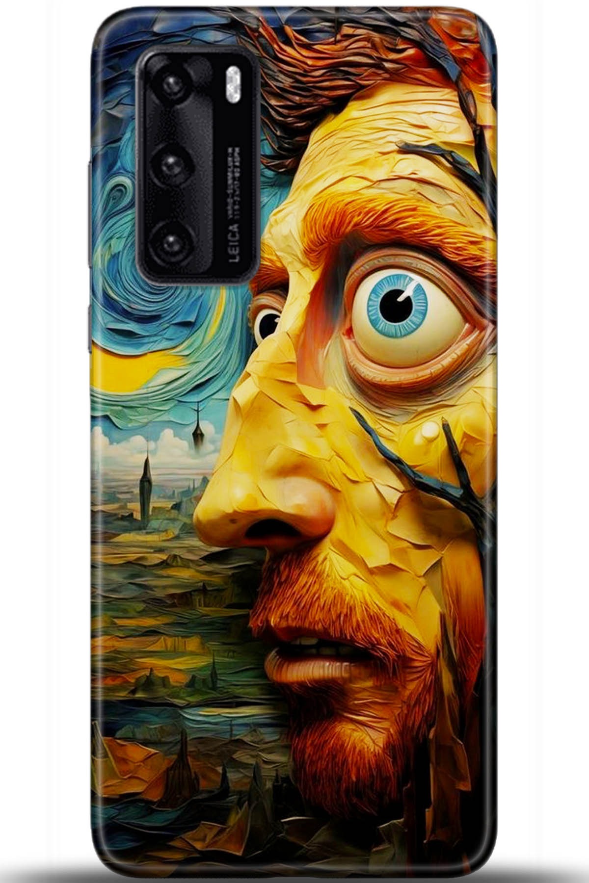 Huawei P40 Uyumlu Kılıf HD Baskılı Kılıf - Followed Institution 5714