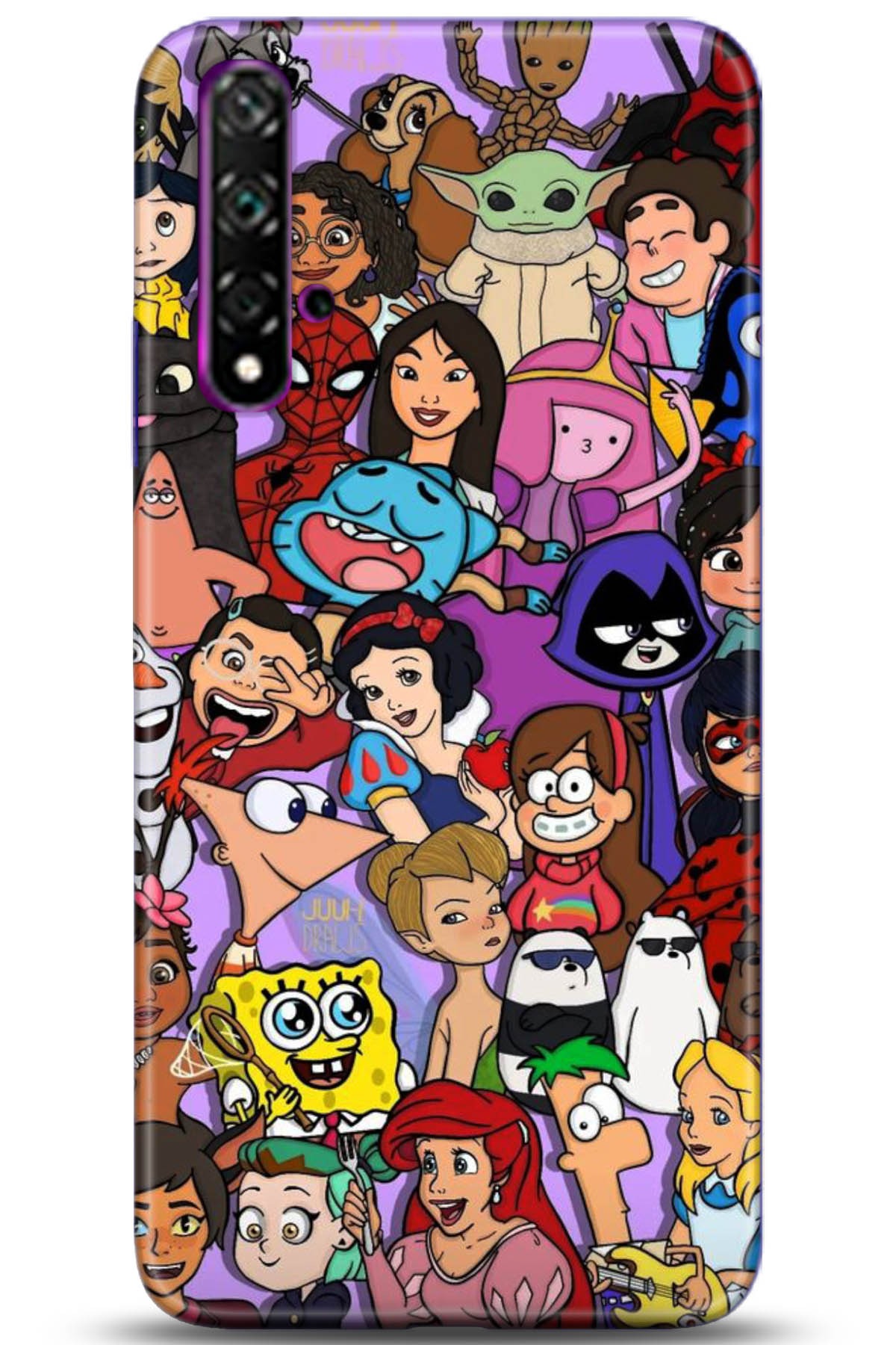 Huawei Nova 5T Uyumlu Kılıf HD Baskılı Kılıf - Followed Institution 5168