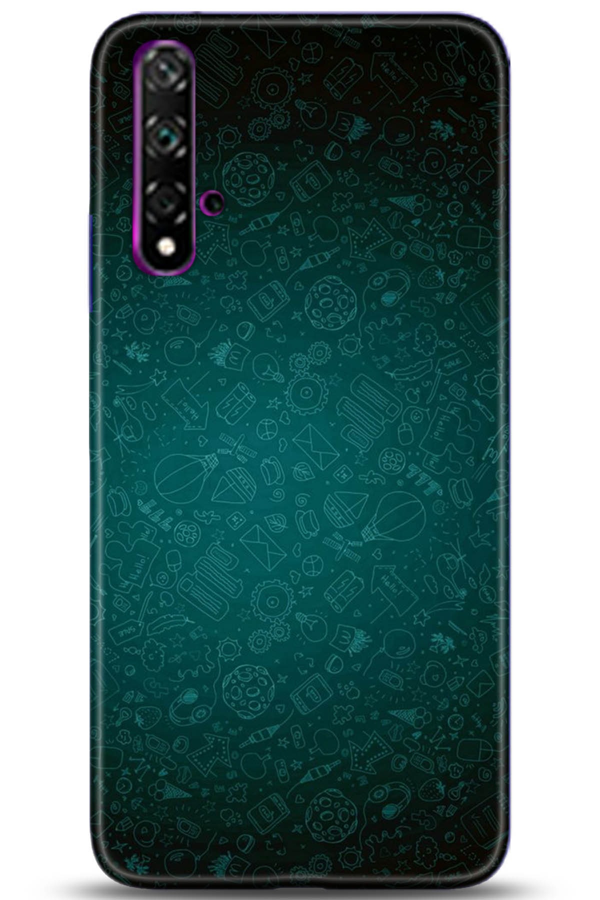 Huawei Nova 5T Uyumlu Kılıf HD Baskılı Kılıf - Followed Institution 5255