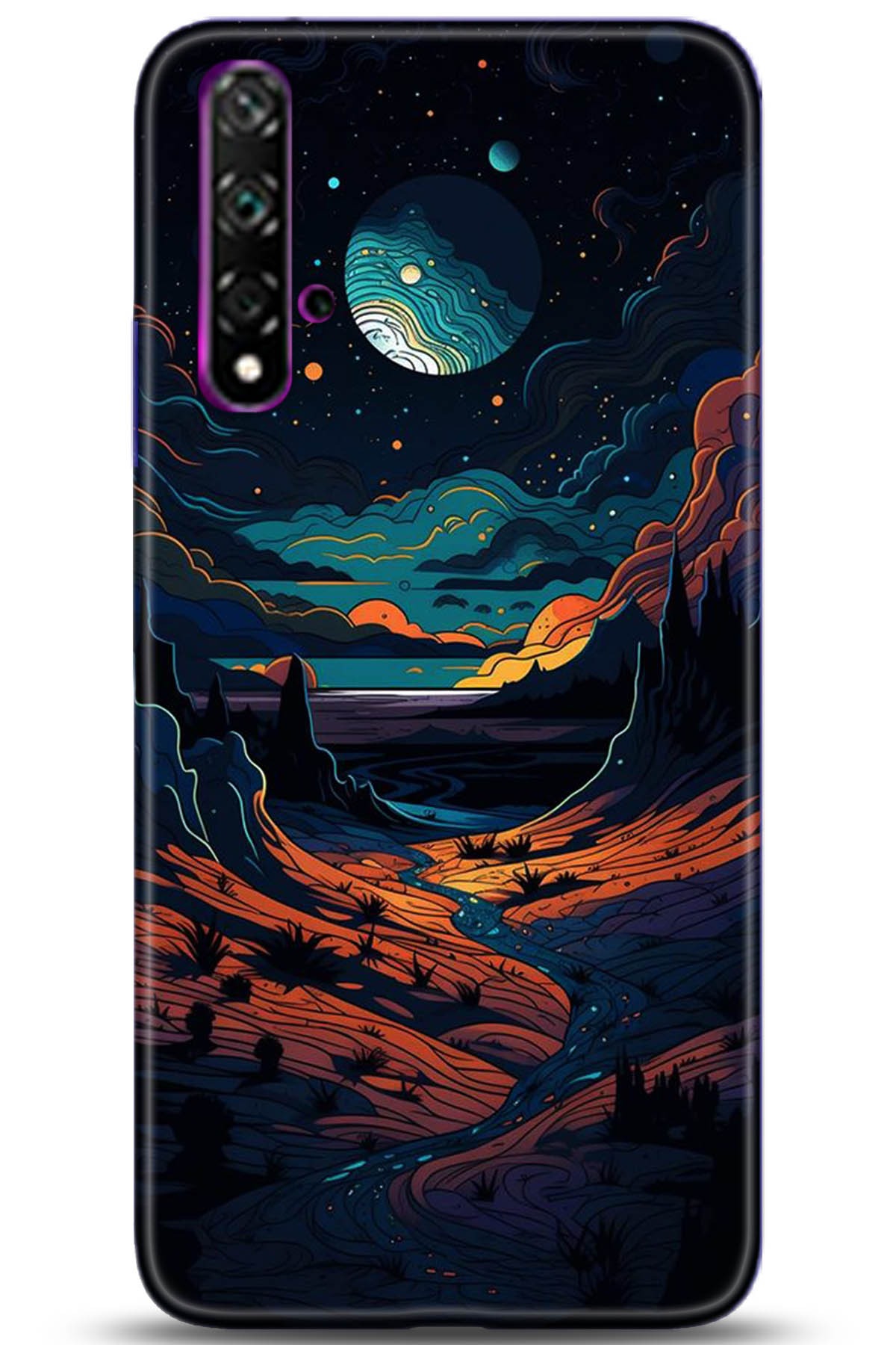 Huawei Nova 5T Uyumlu Kılıf HD Baskılı Kılıf - Followed Institution 5275