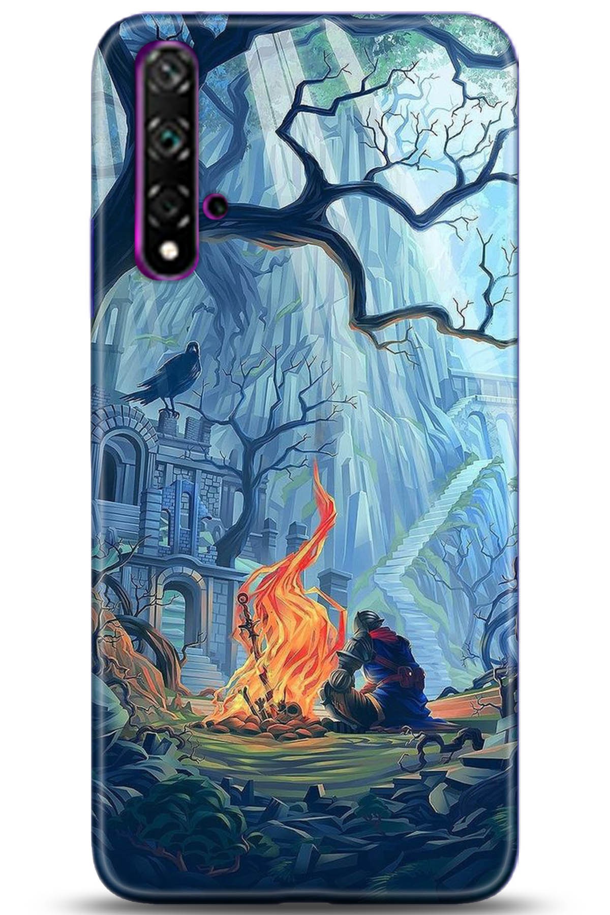 Huawei Nova 5T Uyumlu Kılıf HD Baskılı Kılıf - Followed Institution 5308