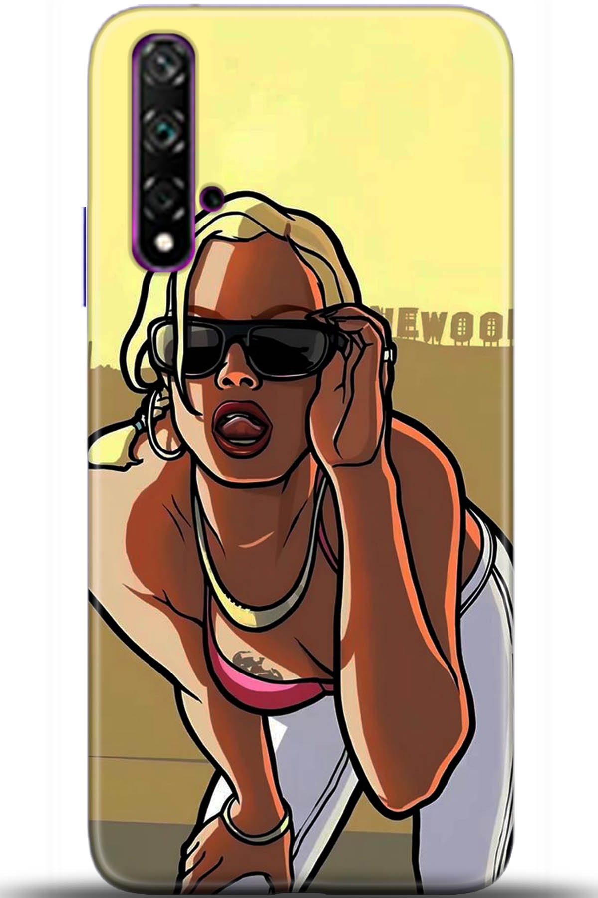 Huawei Nova 5T Uyumlu Kılıf HD Baskılı Kılıf - Followed Institution 5412