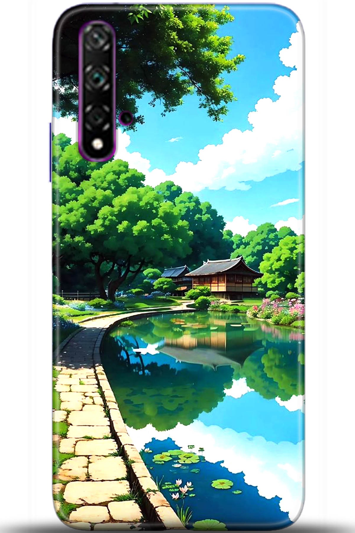 Huawei Nova 5T Uyumlu Kılıf HD Baskılı Kılıf - Followed Institution 5463