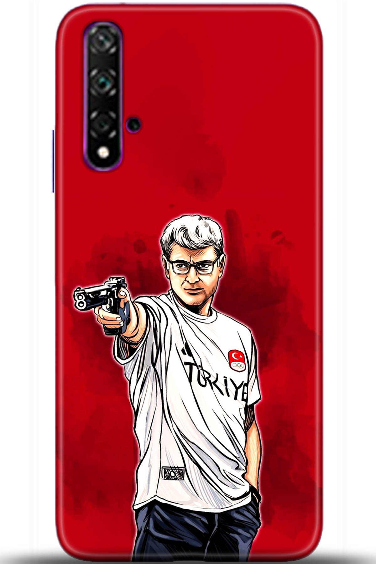 Huawei Nova 5T Uyumlu Kılıf HD Baskılı Kılıf - Followed Institution 5533