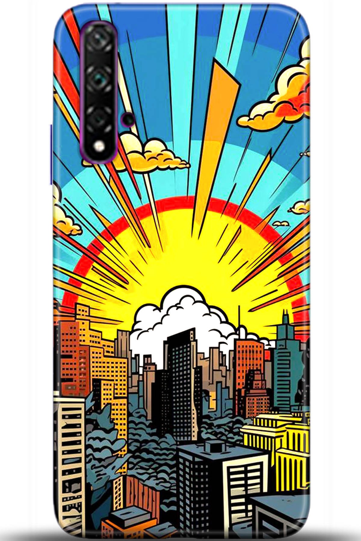 Huawei Nova 5T Uyumlu Kılıf HD Baskılı Kılıf - Followed Institution 5571