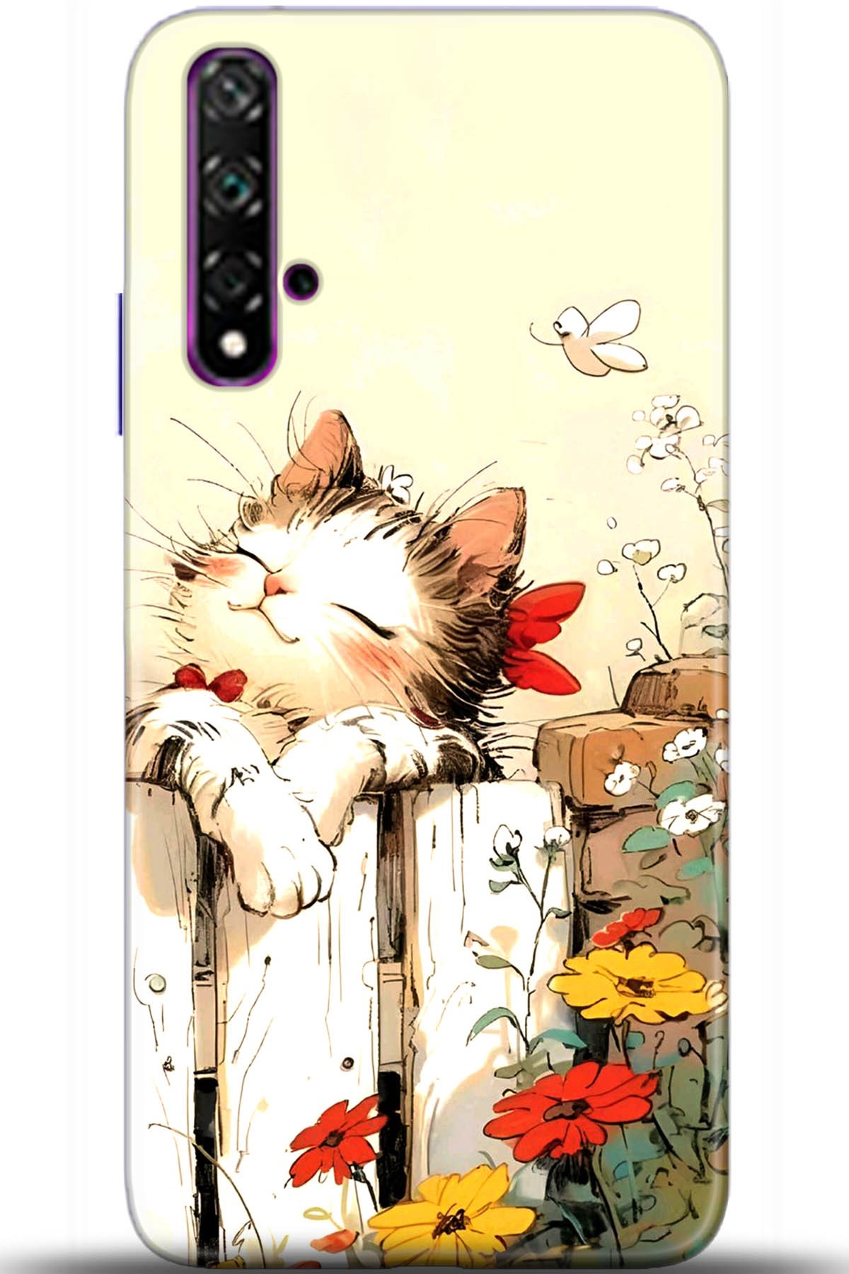 Huawei Nova 5T Uyumlu Kılıf HD Baskılı Kılıf - Followed Institution 5651