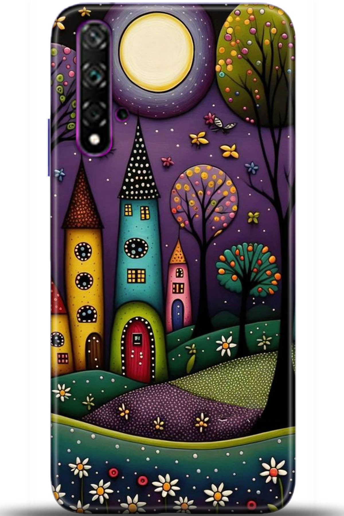 Huawei Nova 5T Uyumlu Kılıf HD Baskılı Kılıf - Followed Institution 5704