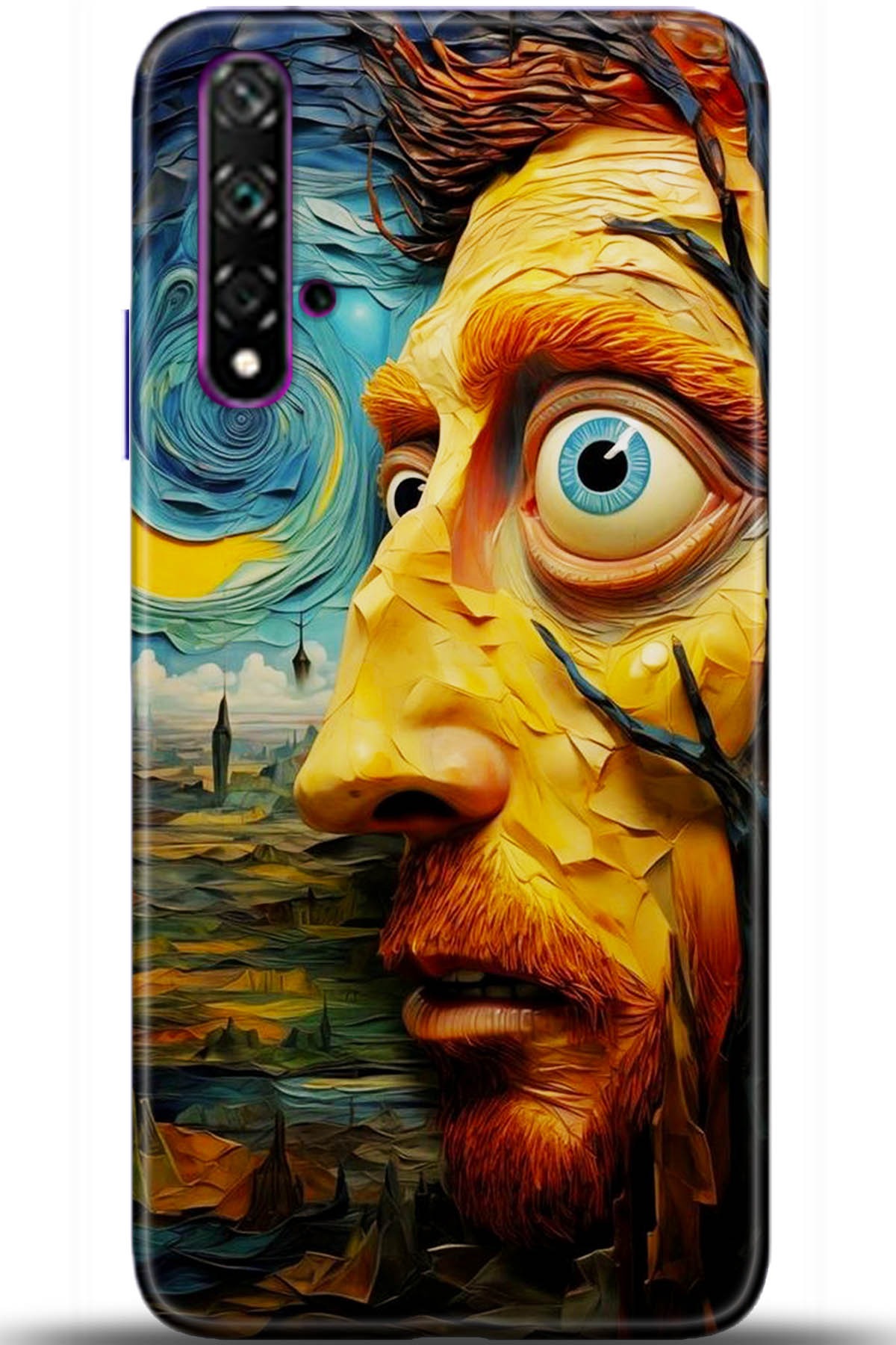 Huawei Nova 5T Uyumlu Kılıf HD Baskılı Kılıf - Followed Institution 5714