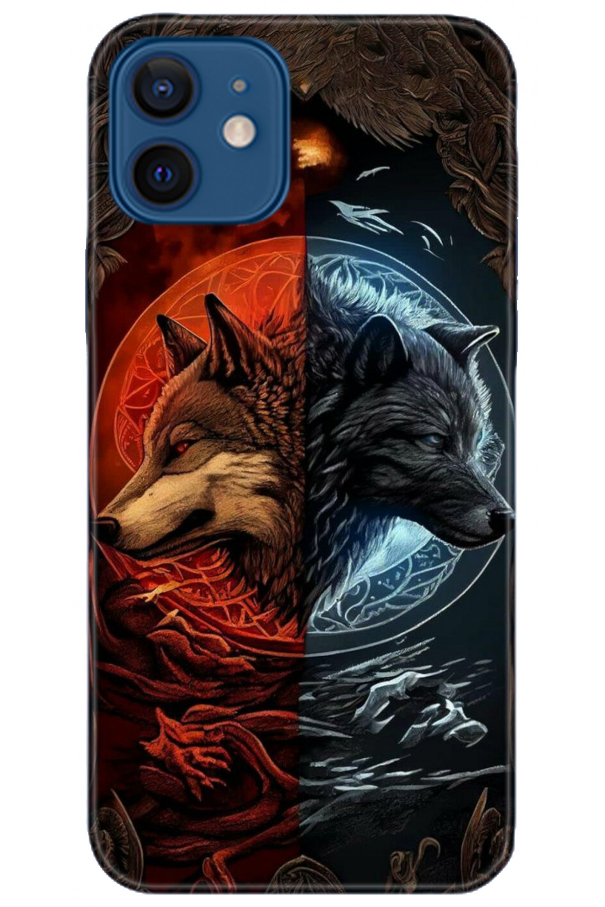 Apple iPhone 12 Mini Uyumlu Kılıf HD Baskılı Kılıf - Followed Institution 5136