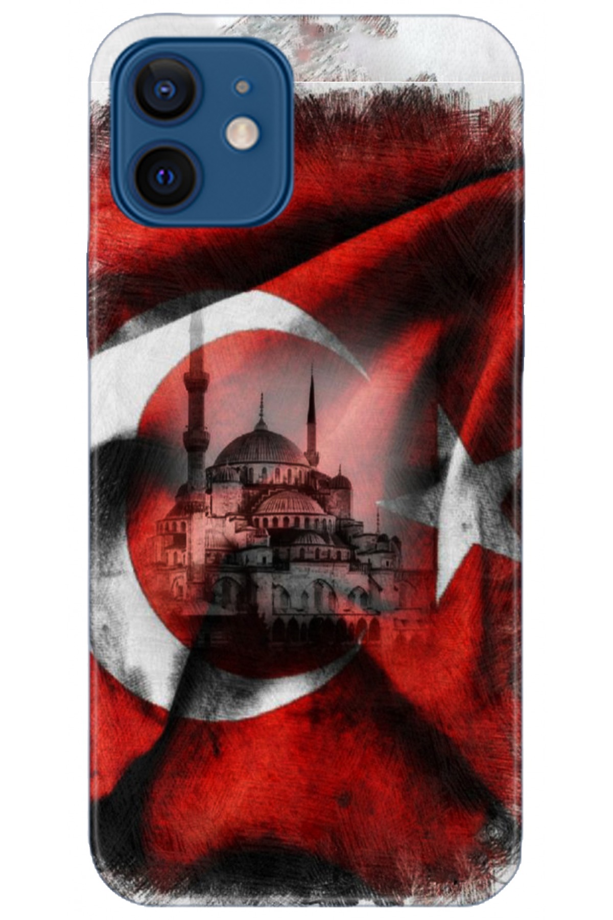 Apple iPhone 12 Mini Uyumlu Kılıf HD Baskılı Kılıf - Followed Institution 5178