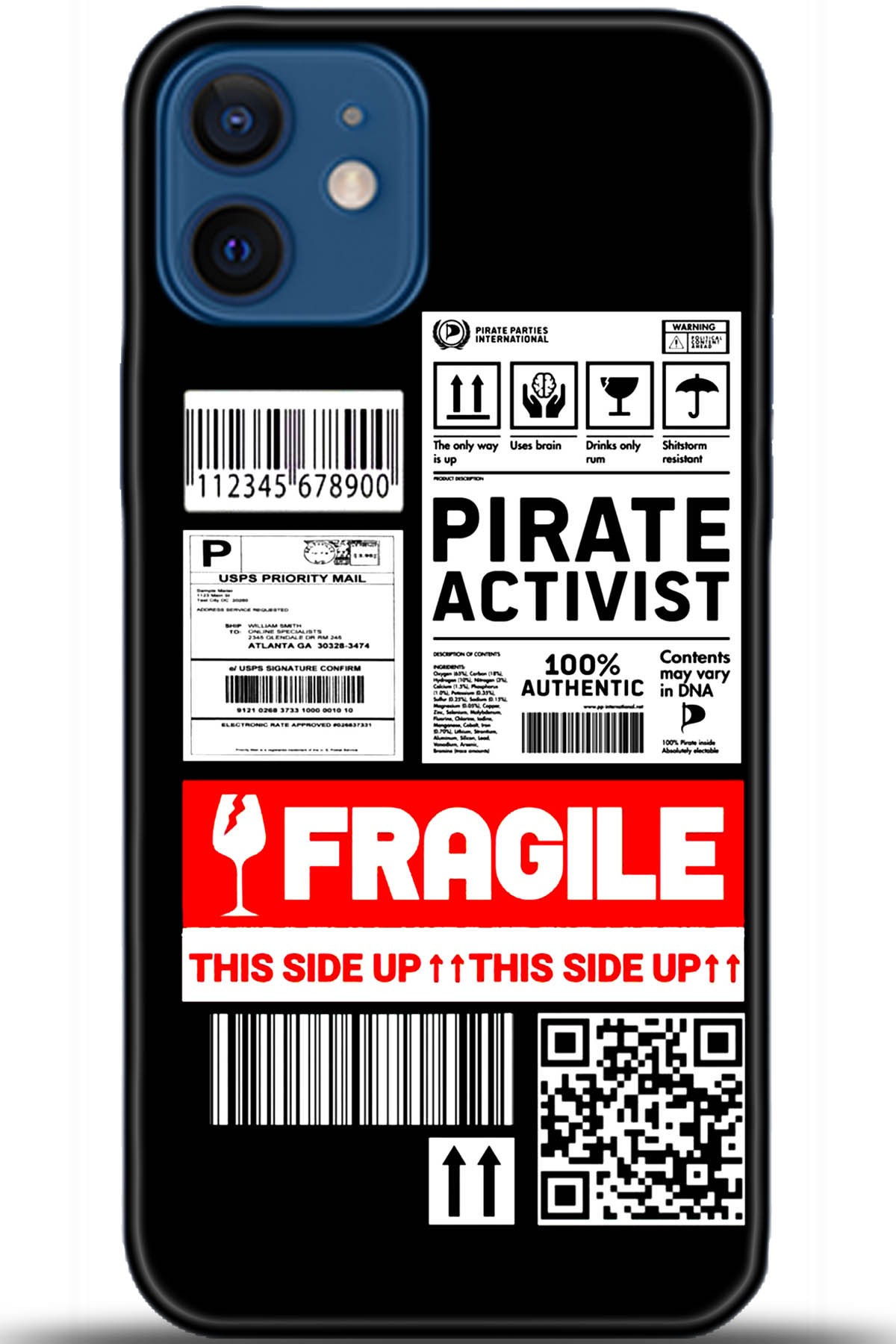 Apple iPhone 12 Mini Uyumlu Kılıf HD Baskılı Kılıf - Followed Institution 5447