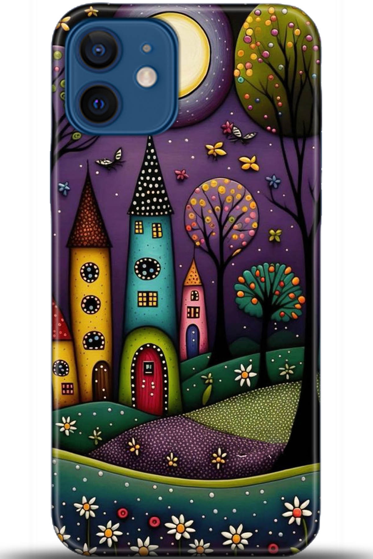 Apple iPhone 12 Mini Uyumlu Kılıf HD Baskılı Kılıf - Followed Institution 5704