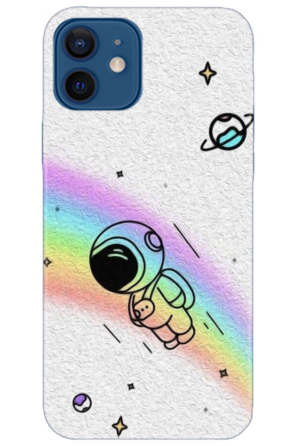 Apple iPhone 12 6.1inç Uyumlu Kılıf HD Baskılı Kılıf - Followed Institution 5021