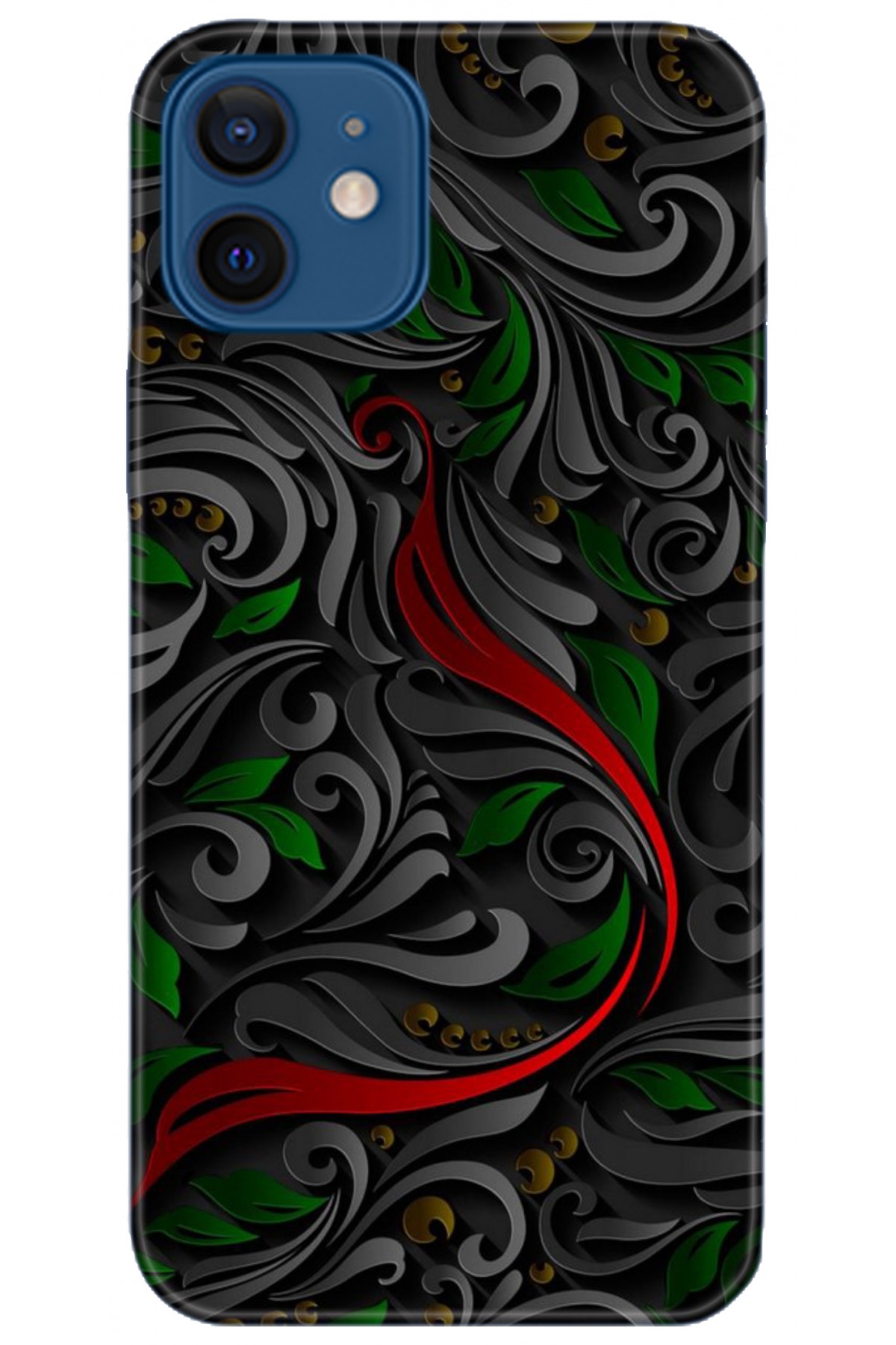 Apple iPhone 12 6.1inç Uyumlu Kılıf HD Baskılı Kılıf - Followed Institution 5145