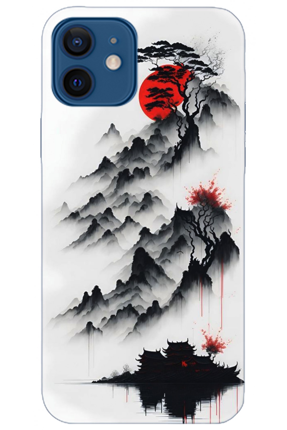 Apple iPhone 12 6.1inç Uyumlu Kılıf HD Baskılı Kılıf - Followed Institution 5172