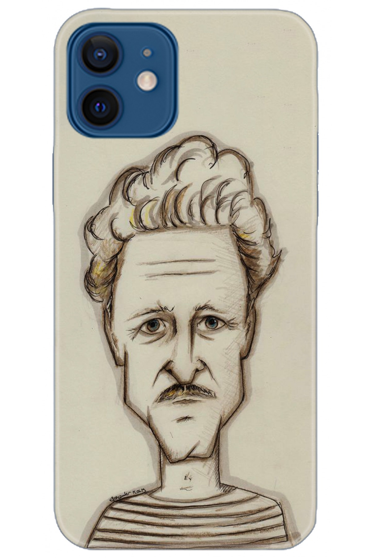 Apple iPhone 12 6.1inç Uyumlu Kılıf HD Baskılı Kılıf - Followed Institution 5203