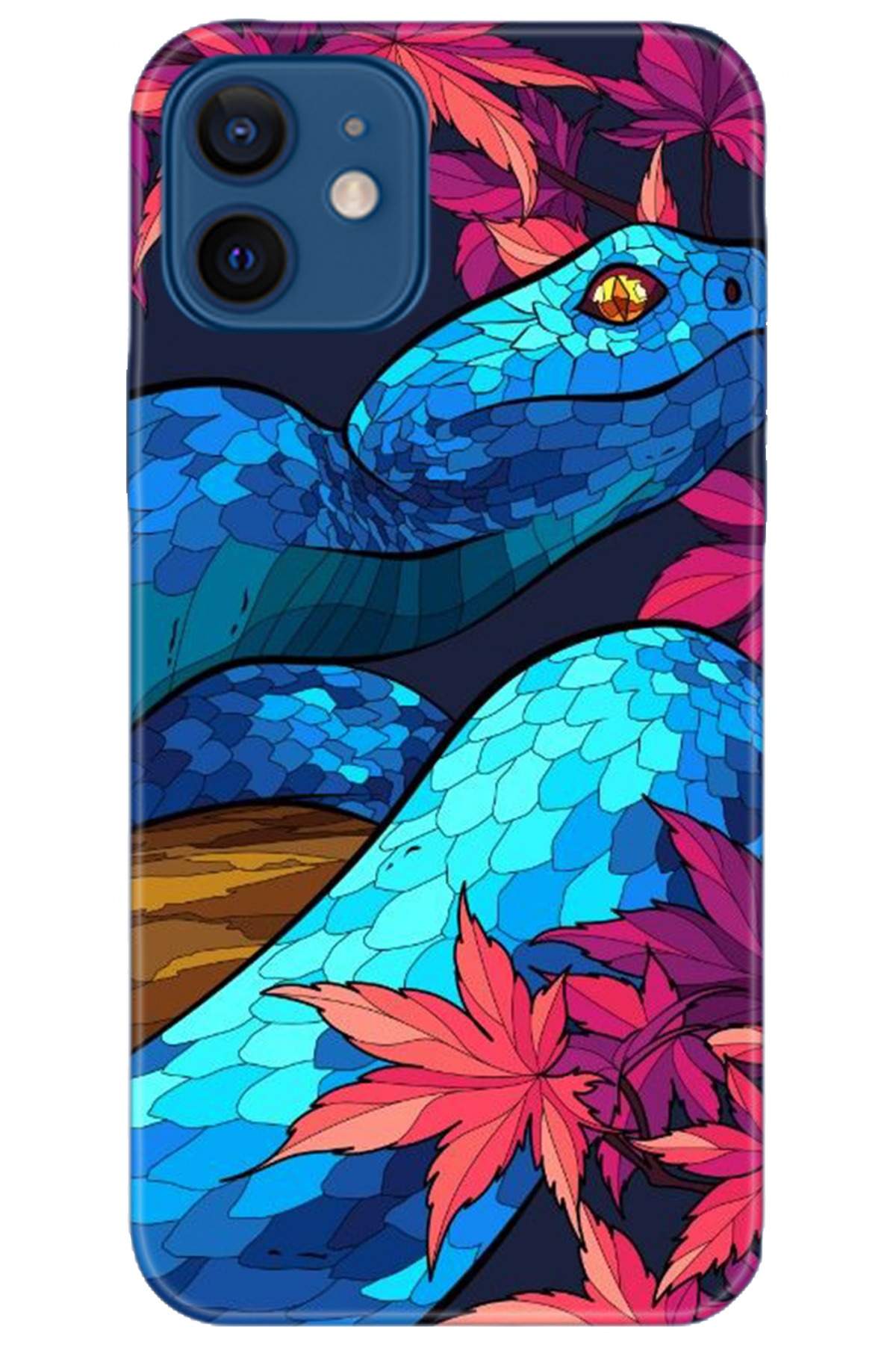 Apple iPhone 12 6.1inç Uyumlu Kılıf HD Baskılı Kılıf - Followed Institution 5211