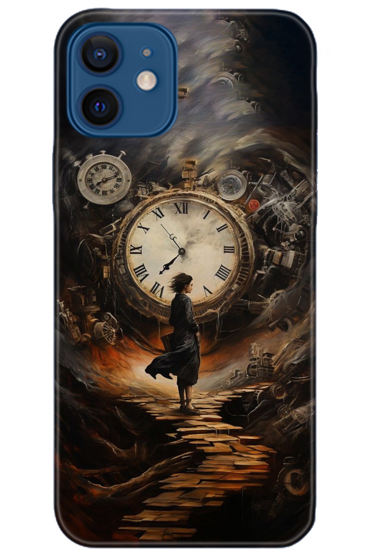 Apple iPhone 12 6.1inç Uyumlu Kılıf HD Baskılı Kılıf - Followed Institution 5252