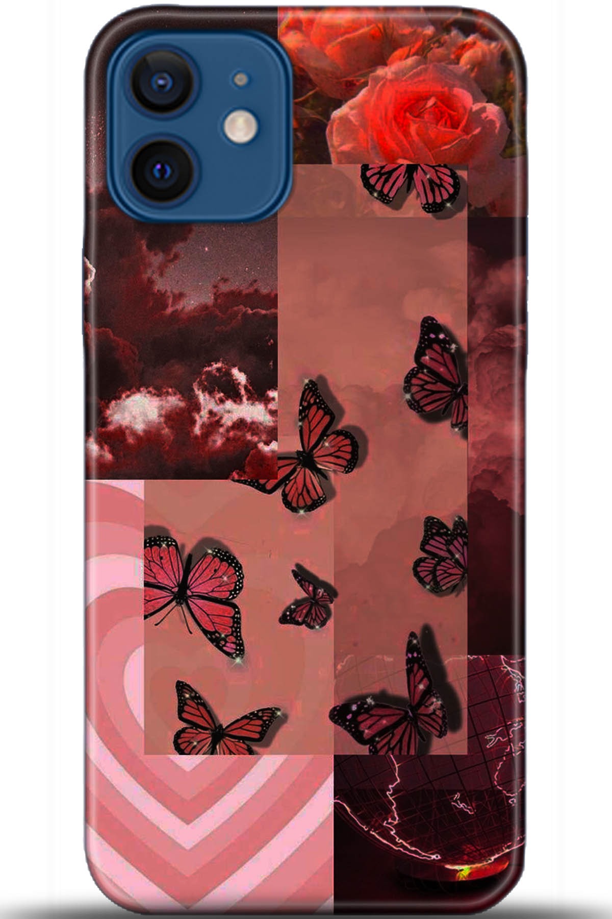 Apple iPhone 12 6.1inç Uyumlu Kılıf HD Baskılı Kılıf - Followed Institution 5408