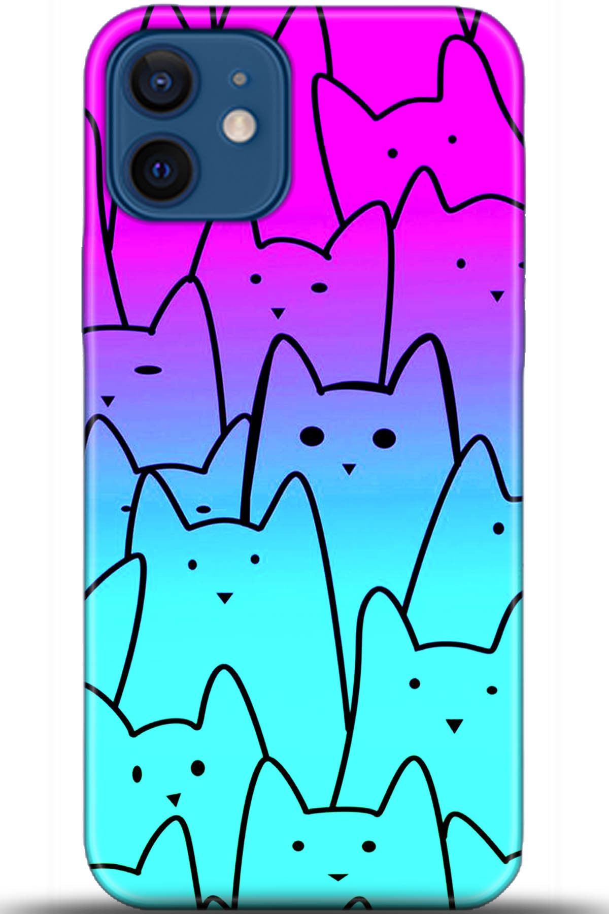 Apple iPhone 12 6.1inç Uyumlu Kılıf HD Baskılı Kılıf - Followed Institution 5511