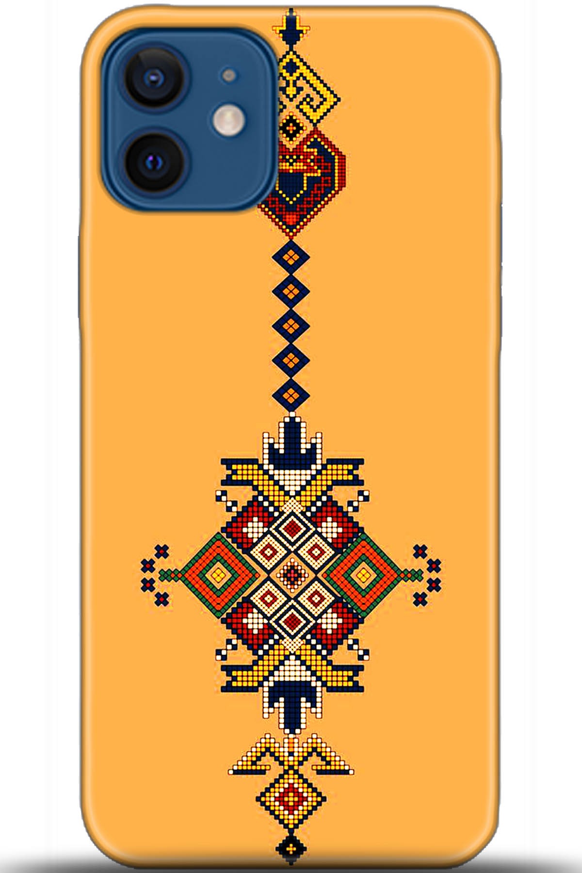 Apple iPhone 12 6.1inç Uyumlu Kılıf HD Baskılı Kılıf - Followed Institution 5609