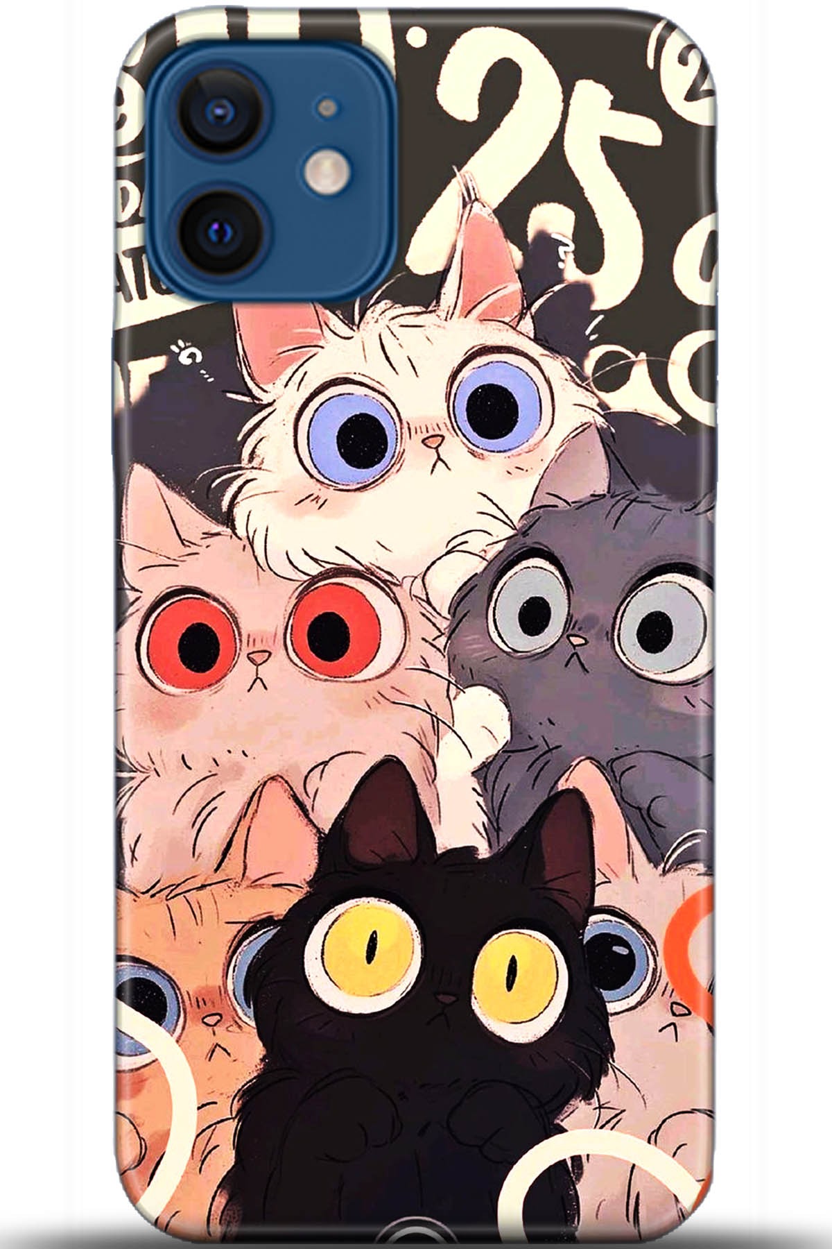 Apple iPhone 12 6.1inç Uyumlu Kılıf HD Baskılı Kılıf - Followed Institution 5641