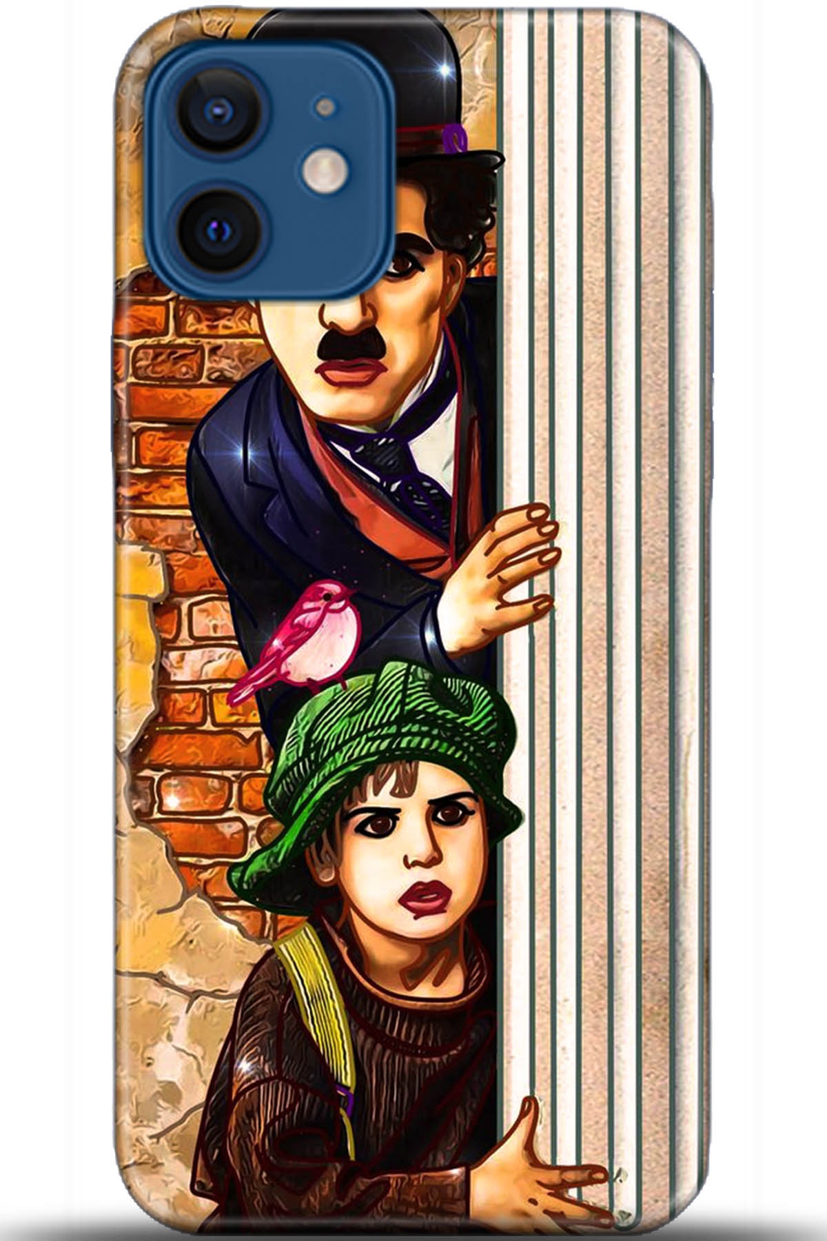 Apple iPhone 12 6.1inç Uyumlu Kılıf HD Baskılı Kılıf - Followed Institution 5694