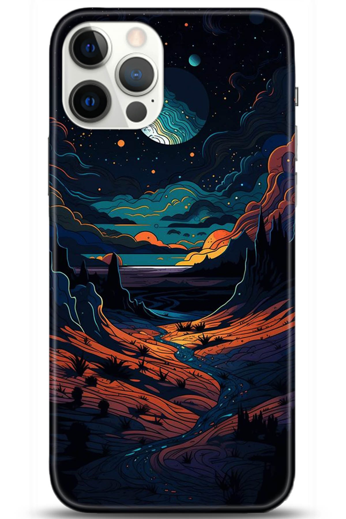 Apple iPhone 12 Pro 6.1inç Uyumlu Kılıf HD Baskılı Kılıf - Followed Institution 5275