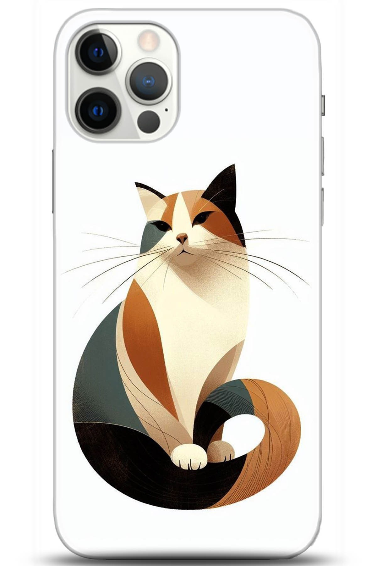 Apple iPhone 12 Pro Max 6.7inç Uyumlu Kılıf HD Baskılı Kılıf - Followed Institution 5213