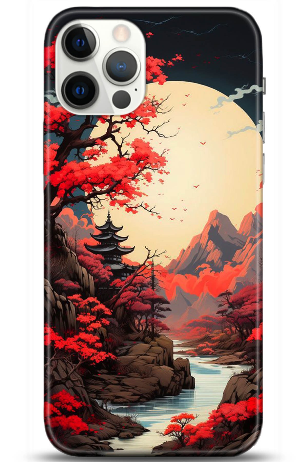 Apple iPhone 12 Pro Max 6.7inç Uyumlu Kılıf HD Baskılı Kılıf - Followed Institution 5242