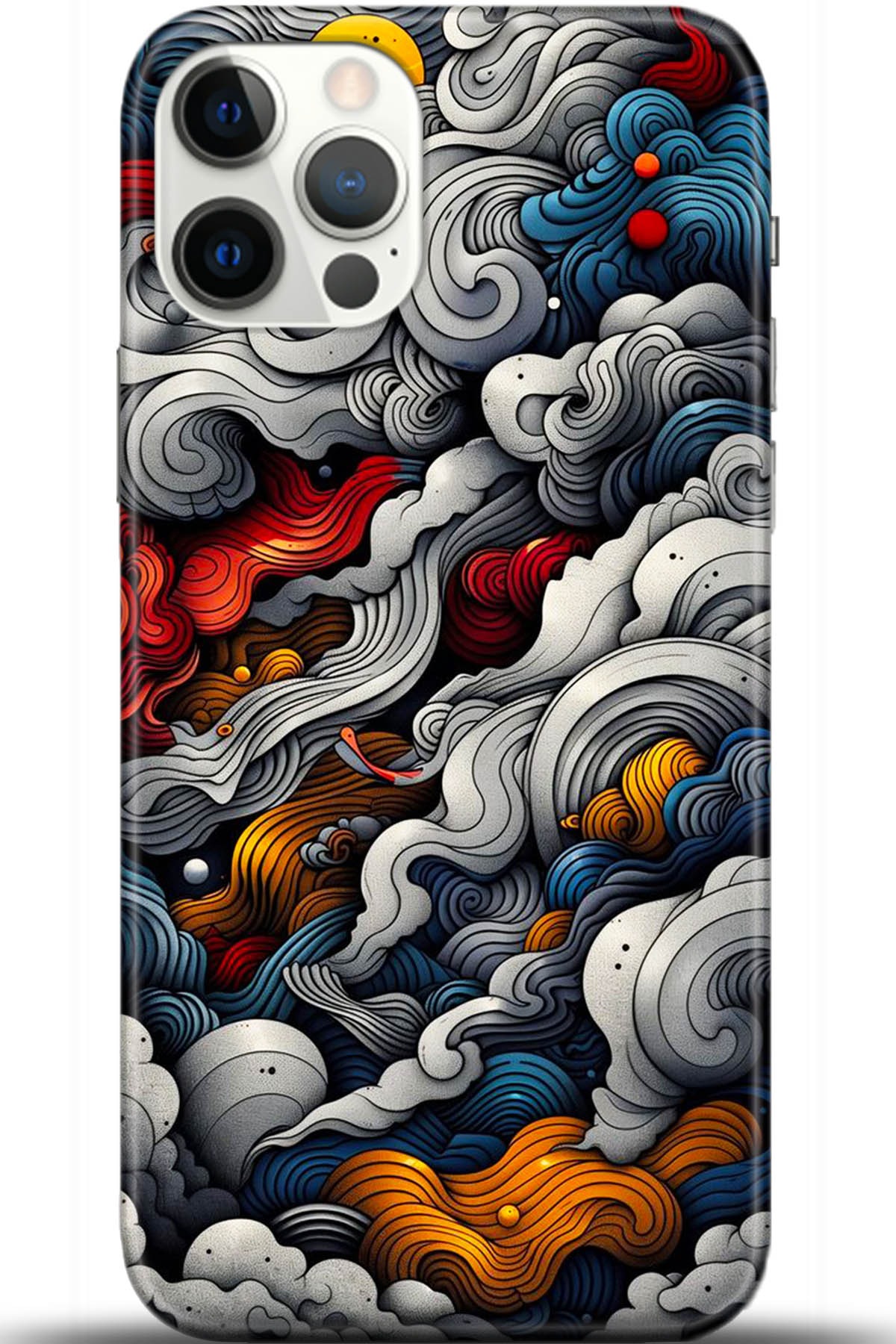 Apple iPhone 12 Pro Max 6.7inç Uyumlu Kılıf HD Baskılı Kılıf - Followed Institution 5436