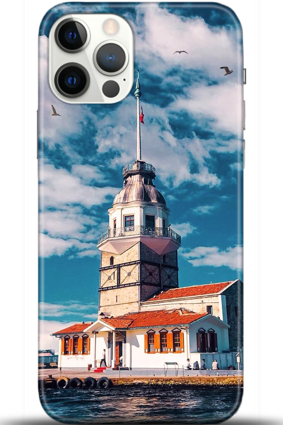 Apple iPhone 12 Pro Max 6.7inç Uyumlu Kılıf HD Baskılı Kılıf - Followed Institution 5547