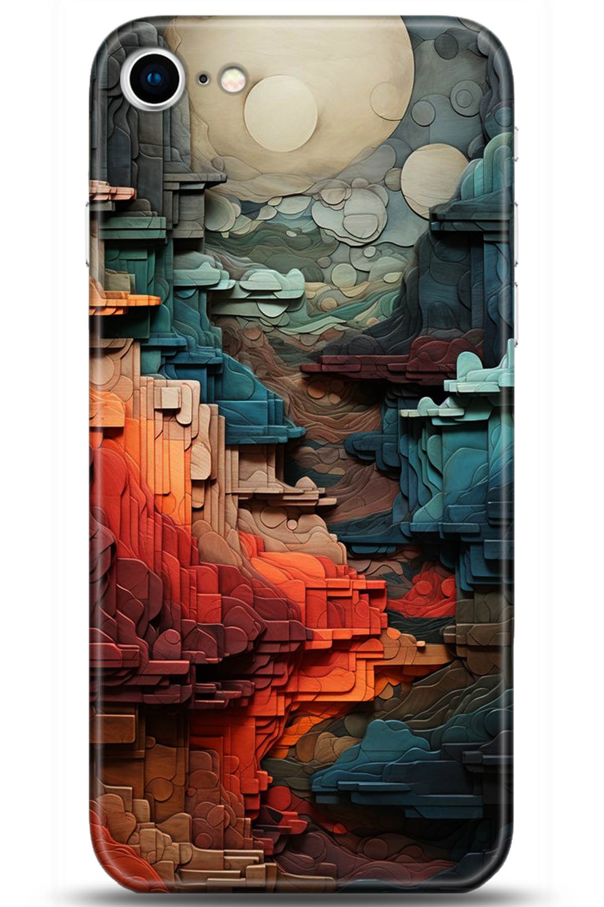 Apple iPhone SE 2 (2020) Uyumlu Kılıf HD Baskılı Kılıf - Followed Institution 5218