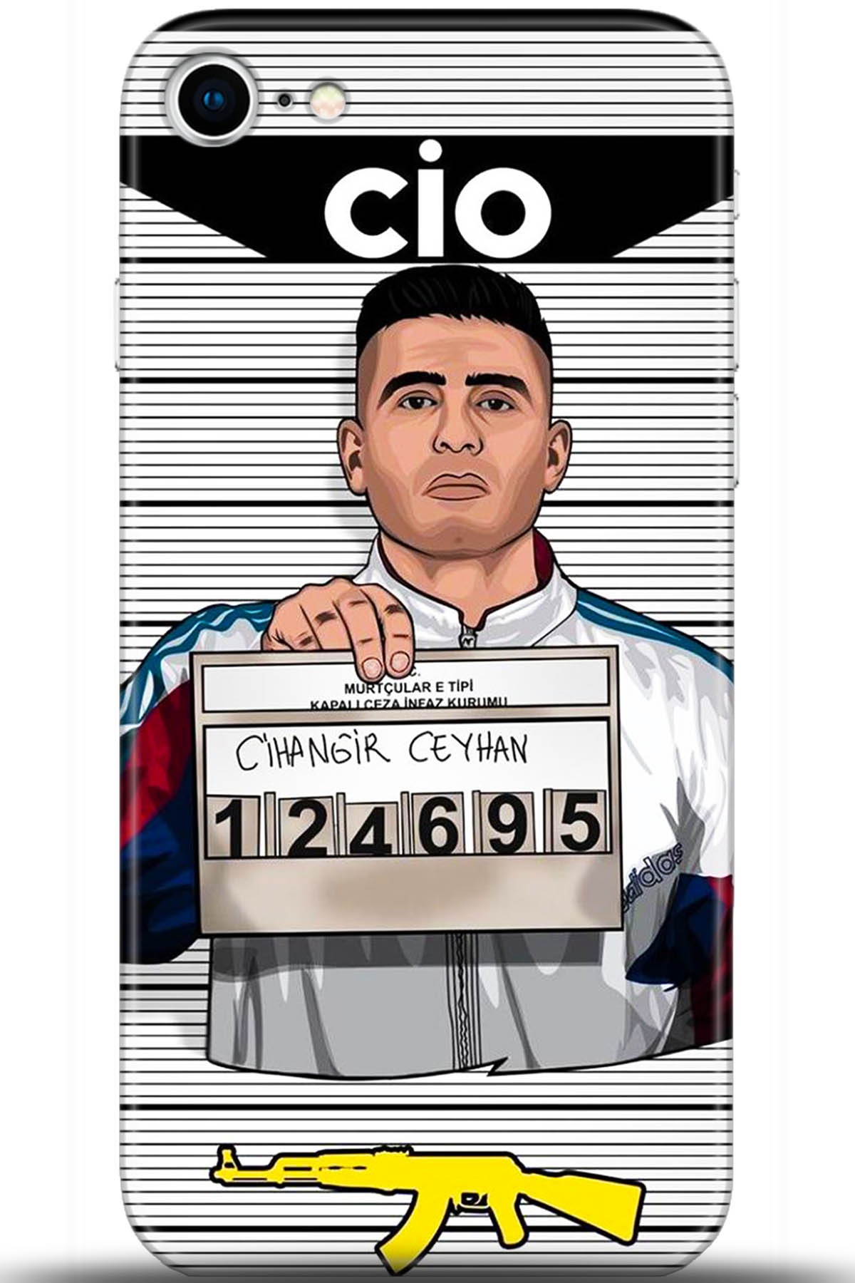 Apple iPhone SE 2 (2020) Uyumlu Kılıf HD Baskılı Kılıf - Followed Institution 5411