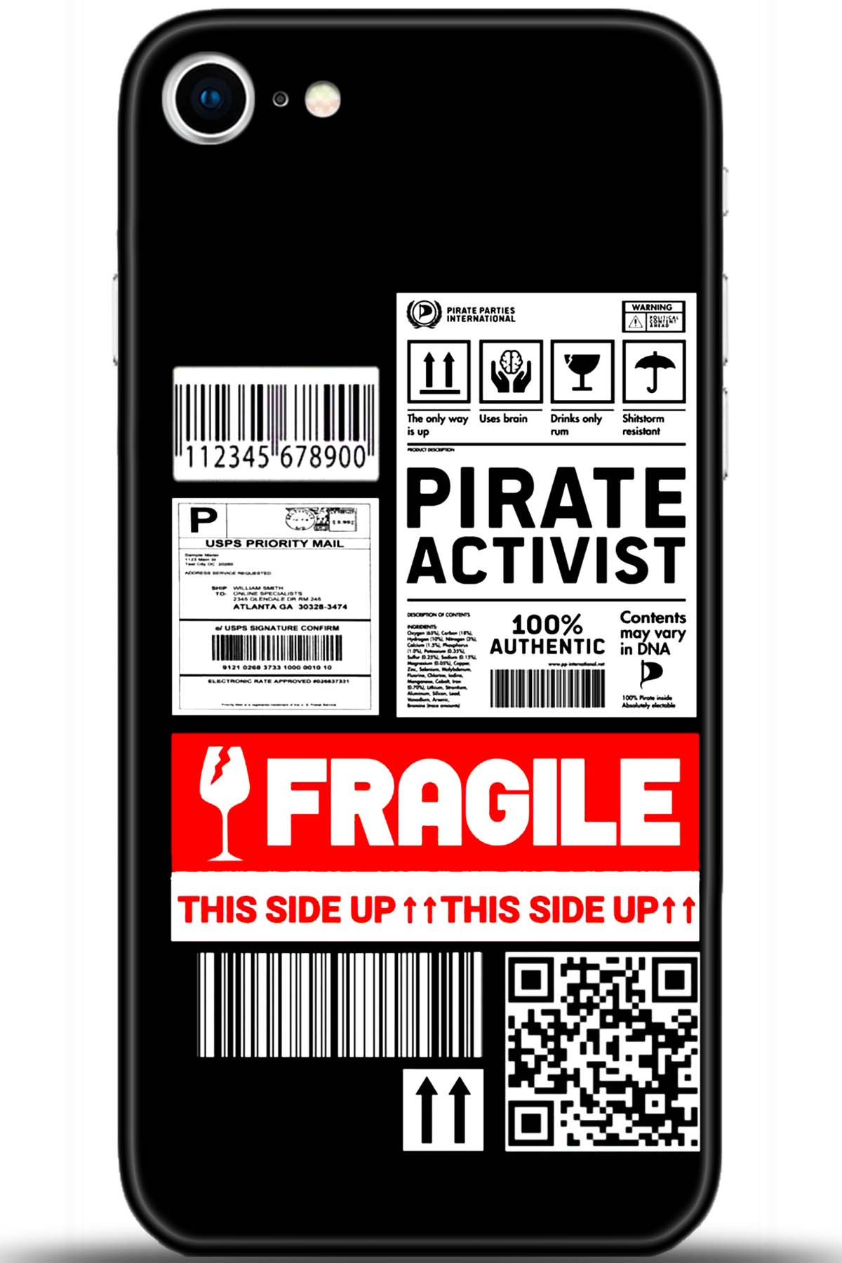 Apple iPhone SE 2 (2020) Uyumlu Kılıf HD Baskılı Kılıf - Followed Institution 5447