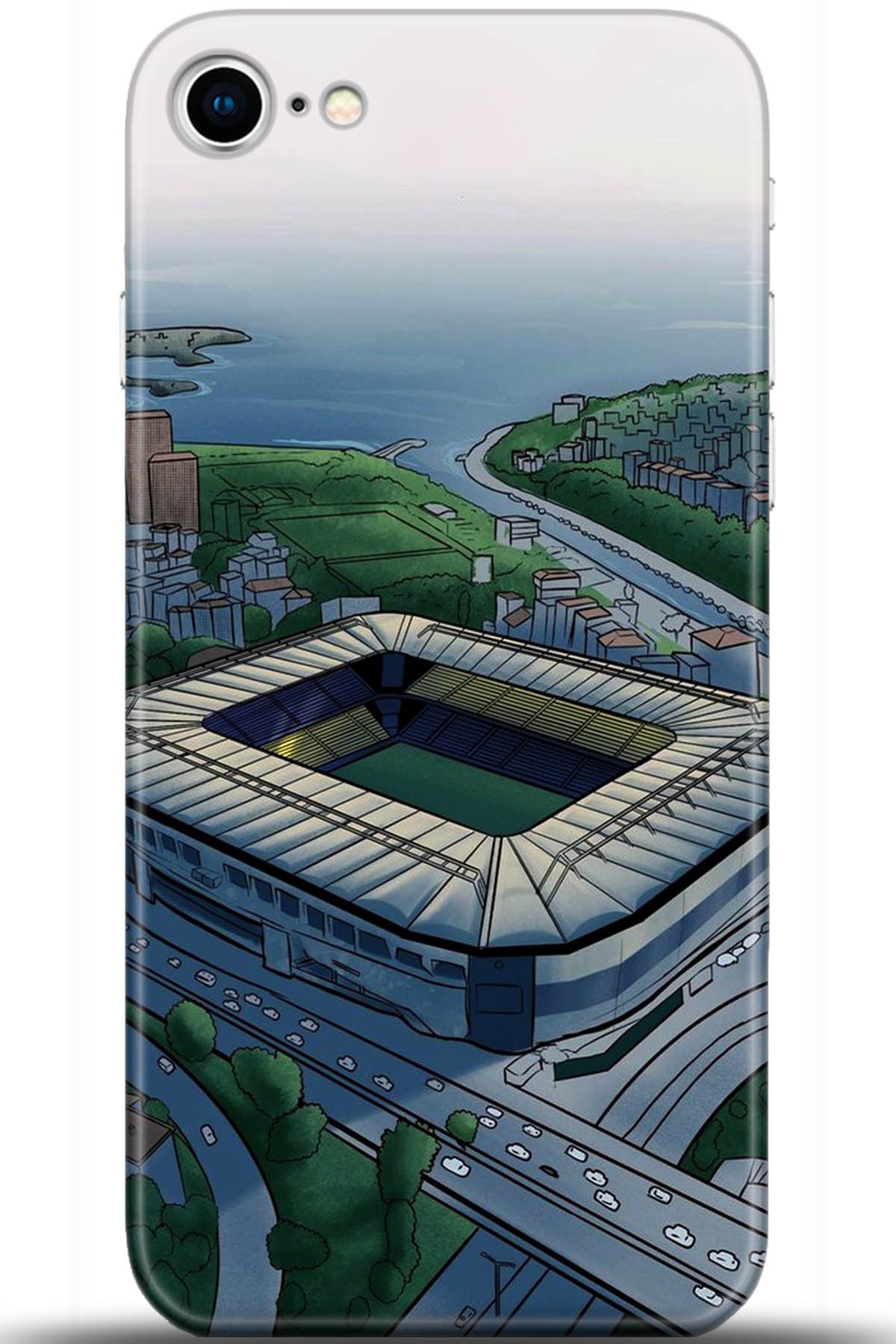 Apple iPhone SE 2 (2020) Uyumlu Kılıf HD Baskılı Kılıf - Followed Institution 5715